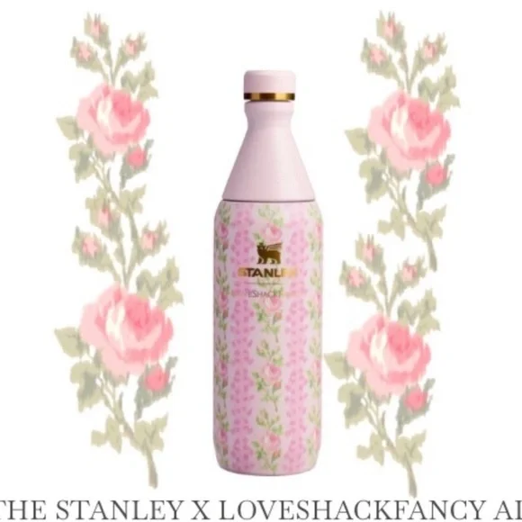 🎀 NIB Stanley X LoveShackFancy All Day Slim
Bottle | 12oz Blooming Heirloom - Picture 10 of 11